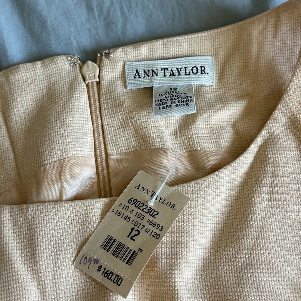 Ann Taylor Pale Yellow Dress